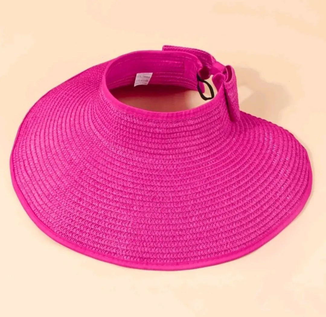 Lola Sun Straw Visor Hat