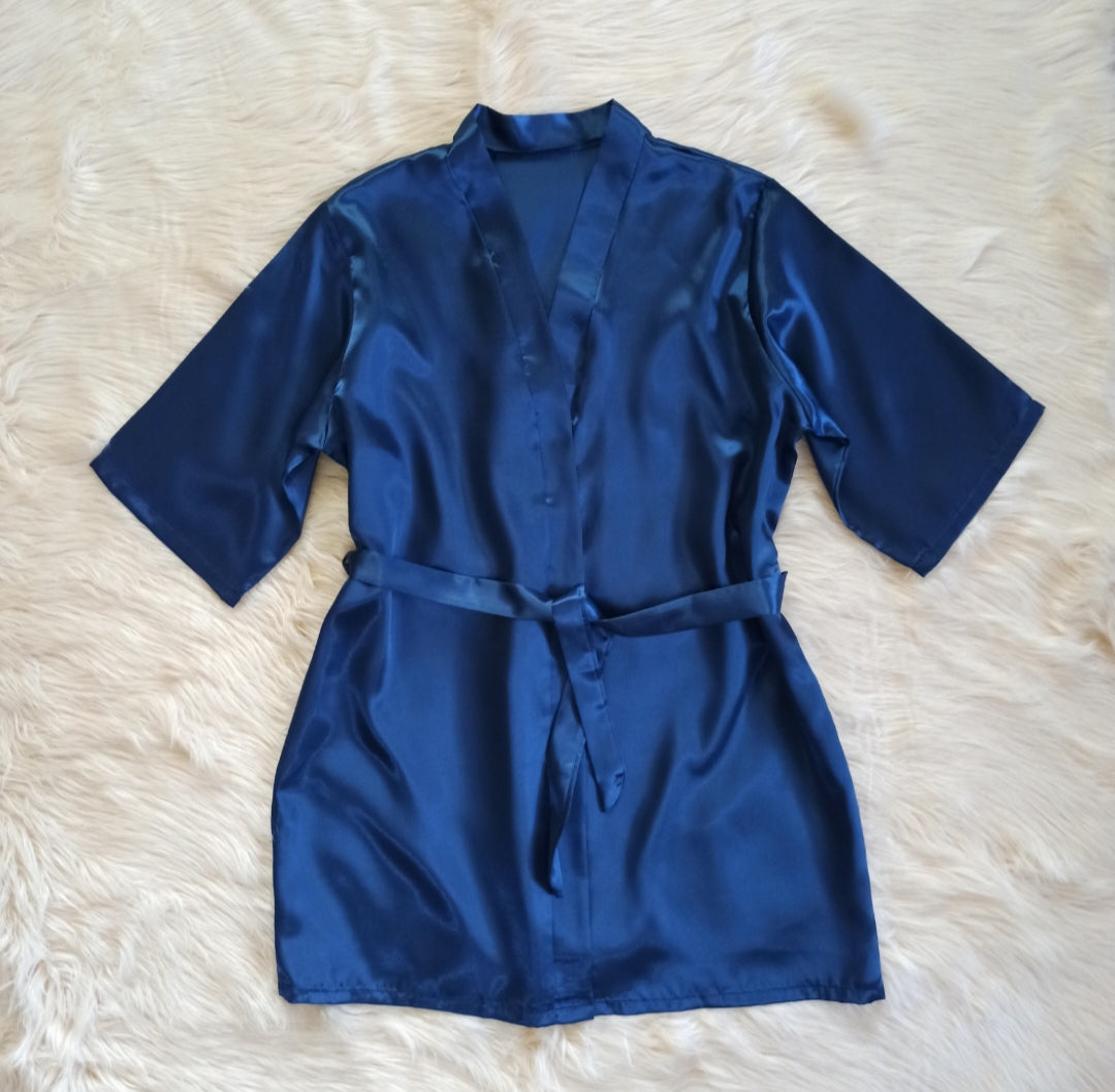 Classic Robe (Navy Blue)